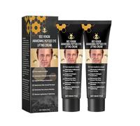 Gel per gli occhi con veleno d'api per uomini - crema anti-invecchiamento per occhiaie e gonfiore, idratante sotto gli occhi, gel levigante per borse lacrime, rughe (2 pezzi)
