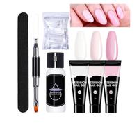 Gel per l'Estensione delle Unghie Set di Gel Costruttore per la Manicure | Kit di Allungamento delle Unghie le Donne e Ragazze Principianti il Salone e Casa la Bellezza alla Vacanza della Festa