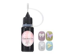 Gel per Modellatura delle Unghie 10 ml Colla Modellante Gioielli | Gel Unghie 3D Trasparente Non Appiccicoso Per Arte Design Gemme Glitter Pittura Colori Adatto A Principianti Casa E Negozio