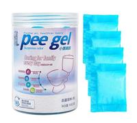 Gel per pipì, gel per WC portatile, 40 pezzi solidificante liquido assorbente per viaggi, viaggi zaino in spalla, voli aerei, escursioni, viaggi in barca, strada, viaggi all'aperto, 3,5 x 5 cm