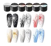 Gel per pittura - Gel per unghie da infilare, gel multiuso per nail art | Vernice flessibile per rivestimento in gel di ragno di disegno più facile da maneggiare il gel per nail art, colore delle