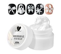 Gel per Ricostruzione Unghie - Gel per Unghie Solido da Modellare,Builder Non Appiccicoso 5ml per Estensioni Design Intagli Donne Principianti