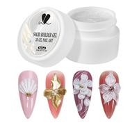 Gel per Sculpting 3D Unghie,Rinforzante Solido per Unghie | Sostanza da Modellazione 5ml Non Appiccicoso per Estensioni Scultura Design Donna Casa e Salon