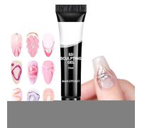 Gel Per Sculture Per - 8 Ml Versatile SCULPING MAMPAZIONE GUI AGLIO | Gel Artistico Di Unghie 5D Clear 5D | Clear Disbulpting Stamping Nails Glue Per Principianti Per La Casa Professionale Hallo