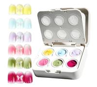 Gel Per Tocchi - Set Per Con 6 Di Colore, Kit Di Pittura Per Manicure Da 8 Ml Che Offre Effetti Di Fusione Omogenei Per Design Creativi | Uso Della Decorazione Di Bellezza Della Mod