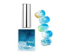 Gel per unghie, 15 ml, liquido a bolle bianche, facile da distribuire, a scolorimento rapido, professionale, lucida, per , applicazione liscia, per saloni di manicure fai da te
