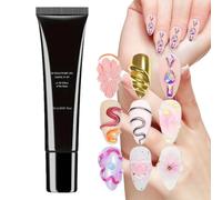 Gel per unghie 3D - Gel di vernice 3D unghie 15ml | Design decorazione per manicure Dering Glue Salon Pratiche domestiche che mantiene la lucentezza e mantiene le prestazioni e l'uso a lungo termine