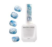 Gel Per Unghie A Effetto, 12ML Rivestimento Rapido Per Le Unghie, Rivestimento Per Con Tema Marino, Per Salon, Casa, Donne, Uomini, Giovani, Performance, Viaggio Quotidiano E