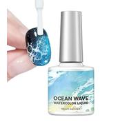 Gel Per Unghie Ad Effetto Acquarello,Vernice ad Asciugatura Rapida 10 ML per Unghie | Gel per ad Effetto,per Salone, Casa, Donne, Giovani, Manicurista, Spettacolo, Viaggio, Matrimonio, Festa