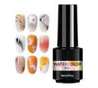 Gel Per Unghie Con Blossom,Strumenti Per Manicure A Lunga Durata 8ml - Smalto Gel Unghie Ad Acquarello Blossom - Per Feste Compleanni Matrimoni Natale Halloween Casa Salone Quotidiano
