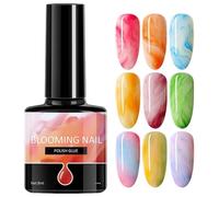 Gel per unghie, smalto gel Bloom | 7,3 ml liquido anticompiti trasparente ad asciugatura rapida per uso domestico, soggiorno, donna, giovane, quotidiano, viaggio, matrimonio, festa,