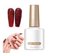 Gel per unghie UV, 10 ml, glitter , lunga durata, per lampada a LED, per artisti, principianti, donne, casa, salone, uso quotidiano, feste