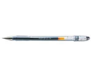 Gel pilota Boligraph G1 - ricaricabile - punta a sfera 0,5 mm - corsa 0,3 mm - corpo trasparente - colore nero NEW