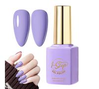 Gel Polish, 1 tappa base coat, Quick Drying Formula, 2 ml bottiglia, UV Compatibile, Long Lasting Shine, Nude Color, Excellent for Girls Women Summer Manicure Art