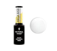 Gel Polish Mega, base Milky WHITE 8 ml