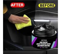 Gel Polish nero rinnova e lucida plastica auto, interni e paraurti