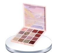 Gel Polish Palette, 16-Colors Nail Cream Gel Polish, 10,1 x 9,8 x 2,2 cm, Easy Application, Compact and Travel-Friendly, Tiny Solid Glue Manicure for Women, Girls, Home, Salon