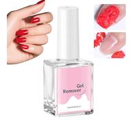 Gel Polish Remover, 15ml Nail Coating Removal, 3.03 Inches Quick Design & Effective Gels Varnish Extraction, Cleaner Safe Peel Off Liquid for Manicure, Salon, Home, Travel, Beginners, Artists, Girls