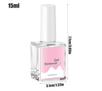 Gel Polish Remover - 15ml Professional Gel Cleaner | Quick Peel Off Liquid with Gentle Formula, Easy Application, Salon Quality Accessory for Manicure, Home, Travel, Beginners and Artists