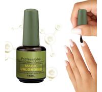 Gel Polish Remover, No Foil Soaking Needed, 1,8 pollici Non Irritating Nail Solution, Easy Gel Removal Formula, (15 ml/bottiglia), For Home Manicure and Professional Salon Use