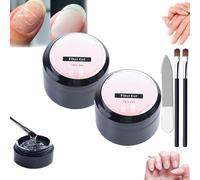 Gel protettivo per la riparazione delle unghie, kit di riparazione per unghie naturali spaccate, kit di riparazione per unghie rotte per unghie naturali, gel di riparazione per unghie rotte