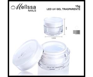 GEL RICOSTRUZIONE UNGHIE MONOFASE MELISSA 30 ML NAIL ART PER LAMPADA UV E LED