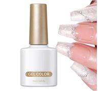 Gel Scultura Unghie 10ml Bianco Perla Disegno Artistico per Salone e Sposa