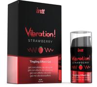 Gel Stimolante Unisex Vibrante Stimolante Intimo Gusto Fragola Sesso Orale 15ml