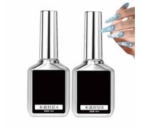Gel Top Coat Lucido 2 Pezzi di Liquido per Manicure con Brillantezza a | Top Coat No Wipe Per Principianti, Signore, Ragazzine Giovani, Uso Domestico Casalingo e Salone di Bellezza, in Via