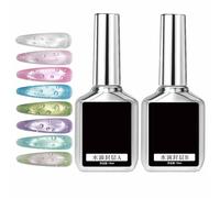 Gel Top Coat Lucido Confezione da 2 Pezzi Smalto Liquido per Manicure
