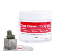 Gel Trasparente Per Museo,150ml Gel Adesivo Riutilizzabile Per Mostre,Pasta Rimovibile Trasparente - Per Antichità Ceramica Arte Artigianato Manufatti Decorazioni Collezione Di Figure Da Azione Ed Esp