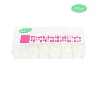 Gel UV acrilico fai - -te Fa falso Nail Art Suggerimenti 500pcs Professional con scatola (Colore naturale 500 pezzi)