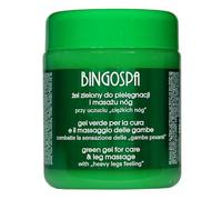 Gel verde per gambe pesanti, vene varicose, vasi fragili 500 ml BINGOSPA