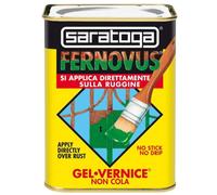GEL VERNICE ANTIRUGGINE SARATOGA FERNOVUS BRILLANTE smalto ferro CASTAGNA