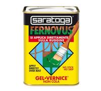 SARATOGA SMALTO METALLIZZATO GEL FERNOVUS GRIGIO PELTRO 750ML