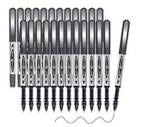 Gelanty 24 penne a sfera a inchiostro liquido nero gel ad asciugatura rapida per casa, scuola, ufficio, scrittura, disegno, opere d'arte