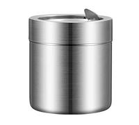 GELASIGE Cestino Posacenere multifunzionale in acciaio inox semplice spazzatura cestino può vivere ufficio climshell spazzatura cestino del riciclaggio Bidoni Della Spazzatura Da Cucina
