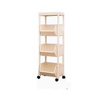 GELASIGE Scaffale per Libri Libraio Rotante Rimovibile libreria Multistrato Racconta Scaffali per Libri e Librerie(A3)