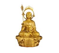 GELASIGE Statua di Buddha per Interni Statue di Buddha in Ottone nella Sala Buddista, Artigianato Zen da Ufficio, Decorazioni for Lo Studio Statua di Buddha in Meditazione Statuetta Scultor
