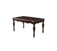 GELASIGE Tavolo Da Pranzo Tavolo Da Pranzo Rettangolare In Legno Massello For Casa E Ristorante, Stile Retrò Americano Tavolo Da Pranzo Moderno(A:135CM*85CM*76CM)