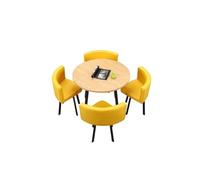 GELASIGE Tavolo Da Pranzo Tavolo da pranzo rotondo Tavolino da salotto Combinazione tavolo e sedia Semplice scrivania for piccolo appartamento Tavolo Da Pranzo Moderno(D)