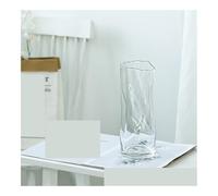 GELASIGE Vasi per Fiori Semplice Vaso di Vetro Trasparente Creativo for la casa, Il Soggiorno, Il Ristorante, la Decorazione, la Disposizione dei Fiori, Il Vaso di Fiori Vasi per Centrotavola(B)