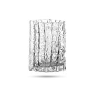 GELASIGE Vasi per Fiori Soggiorno Vaso Blu Vaso di Cristallo Importato Disposizione dei Fiori Trasparente Decorazione del Desktop Vasi per Centrotavola(White)