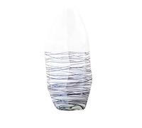 GELASIGE Vasi per Fiori Vaso di Vetro con Inchiostro Bianco e Nero in Stile Semplice, for la casa, Il Soggiorno, la Disposizione dei Fiori, Il Vaso di Fiori Vasi per Centrotavola(B)