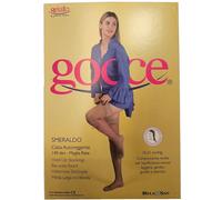 Gelateria International CALZA AUTOREGGENTE SMERALDO A COMPRESSIONE GRADUATA 140 DENARI NERO 3