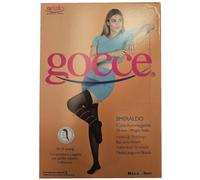 Gelateria International CALZA AUTOREGGENTE SMERALDO A COMPRESSIONE GRADUATA 70 DENARI NERO 1