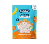 Gelati BIOLOGICI 100% frutta per congelare albicocca e banana 5 pz 6M+, 250g