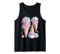 Gelati stravaganti Pastelli Estivi Dessert Dreamy Beach Art Canotta