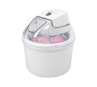 GELATIERA CLATRONIC ICM 3764, Potenza massima 12 W, Recipiente da 1500 ml, Coperchio trasparente, Bianco