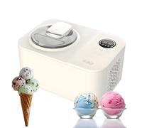 Gelatiera, compressore auto-raffreddante da 1,2 l con controllo touchscreen, 3 modalità, preparazione rapida in 30 minuti, include secchiello per il ghiaccio, paletta e ricette